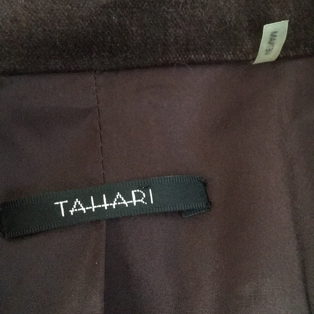 SOLD 🔥Tahari Brown Velvet Blazer Size 14 - Picture 4 of 5